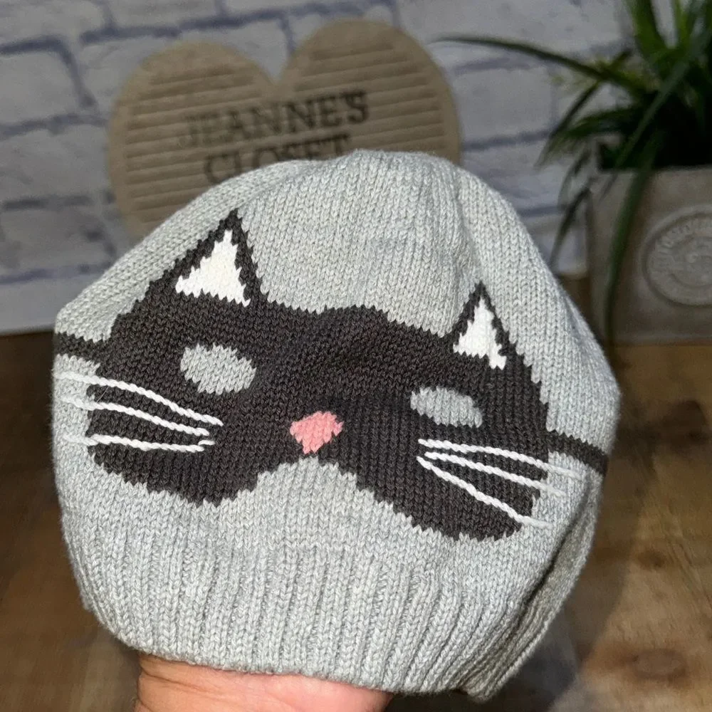 Hanna Andersson cat beanie hat
